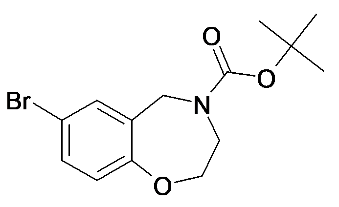7-Bromo-2,3-dihydro-5H-benzo[f][1,4]oxazepine-4-carboxylic acid tert-butyl ester