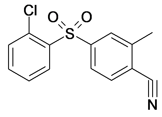 4-(2-Chloro-benzenesulfonyl)-2-methyl-benzonitrile