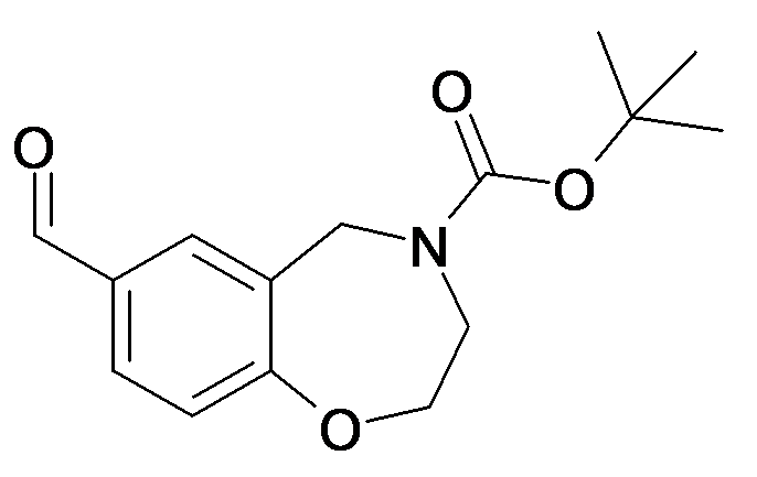 7-Formyl-2,3-dihydro-5H-benzo[f][1,4]oxazepine-4-carboxylic acid tert-butyl ester