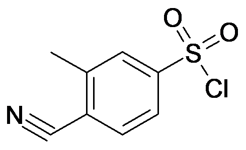 4-Cyano-3-methyl-benzenesulfonyl chloride