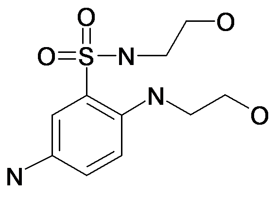 5-Amino-N-(2-hydroxy-ethyl)-2-(2-hydroxy-ethylamino)-benzenesulfonamide