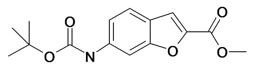 6-tert-Butoxycarbonylamino-benzofuran-2-carboxylic acid methyl ester
