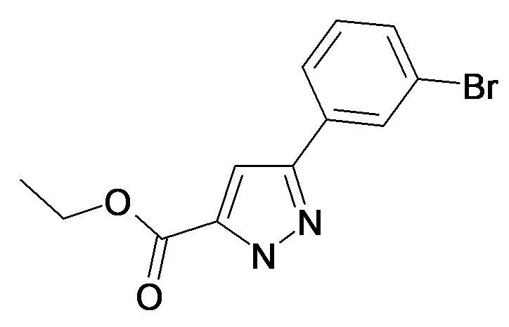 5-(3-Bromo-phenyl)-2H-pyrazole-3-carboxylic acid ethyl ester