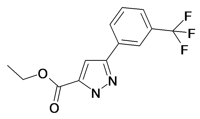 5-(3-Trifluoromethyl-phenyl)-2H-pyrazole-3-carboxylic acid ethyl ester