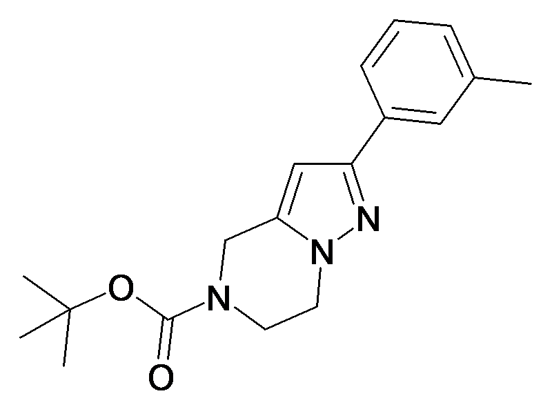 2-m-Tolyl-6,7-dihydro-4H-pyrazolo[1,5-a]pyrazine-5-carboxylic acid tert-butyl ester
