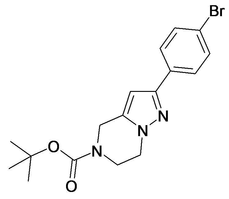 2-(4-Bromo-phenyl)-6,7-dihydro-4H-pyrazolo[1,5-a]pyrazine-5-carboxylic acid tert-butyl ester
