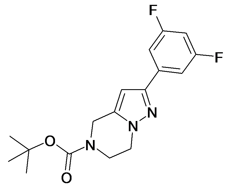 2-(3,5-Difluoro-phenyl)-6,7-dihydro-4H-pyrazolo[1,5-a]pyrazine-5-carboxylic acid tert-butyl ester