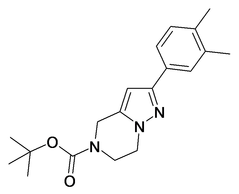 2-(3,4-Dimethyl-phenyl)-6,7-dihydro-4H-pyrazolo[1,5-a]pyrazine-5-carboxylic acid tert-butyl ester