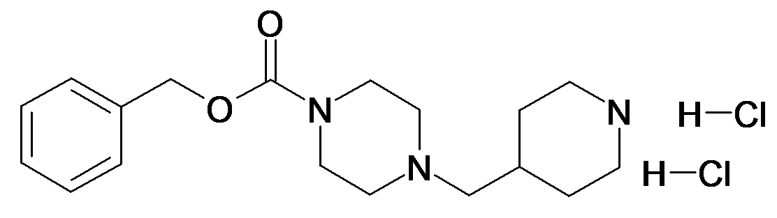 4-Piperidin-4-ylmethyl-piperazine-1-carboxylic acid benzyl ester; dihydrochloride
