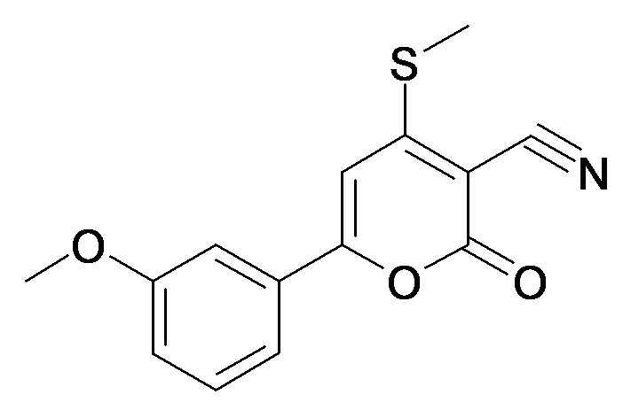 6-(3-Methoxy-phenyl)-4-methylsulfanyl-2-oxo-2H-pyran-3-carbonitrile