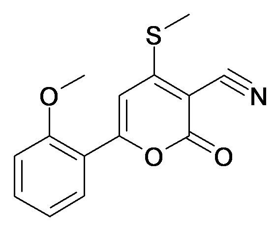 6-(2-Methoxy-phenyl)-4-methylsulfanyl-2-oxo-2H-pyran-3-carbonitrile