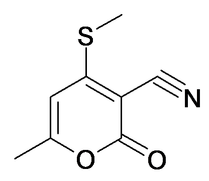 6-Methyl-4-methylsulfanyl-2-oxo-2H-pyran-3-carbonitrile