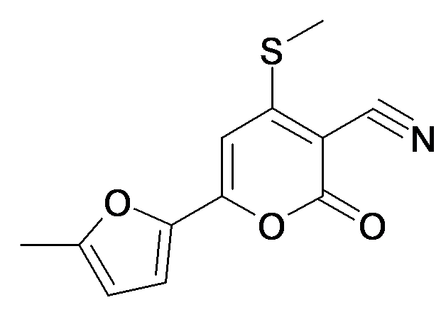 6-(5-Methyl-furan-2-yl)-4-methylsulfanyl-2-oxo-2H-pyran-3-carbonitrile