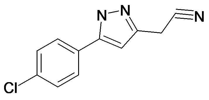 [5-(4-Chloro-phenyl)-1H-pyrazol-3-yl]-acetonitrile