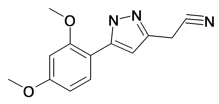 [5-(2,4-Dimethoxy-phenyl)-1H-pyrazol-3-yl]-acetonitrile