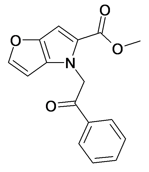 4-(2-Oxo-2-phenyl-ethyl)-4H-furo[3,2-b]pyrrole-5-carboxylic acid methyl ester