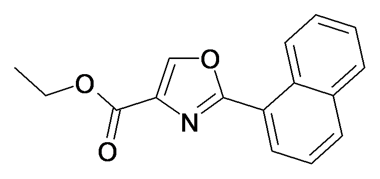2-Naphthalen-1-yl-oxazole-4-carboxylic acid ethyl ester