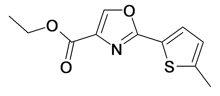 2-(5-Methyl-thiophen-2-yl)-oxazole-4-carboxylic acid ethyl ester