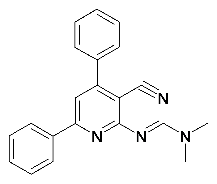 N'-(3-Cyano-4,6-diphenyl-pyridin-2-yl)-N,N-dimethyl-formamidine
