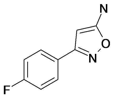 3-(4-Fluoro-phenyl)-isoxazol-5-ylamine