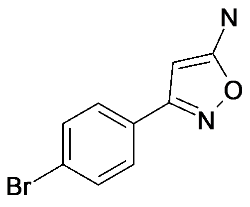 3-(4-Bromo-phenyl)-isoxazol-5-ylamine