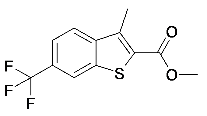3-Methyl-6-trifluoromethyl-benzo[b]thiophene-2-carboxylic acid methyl ester