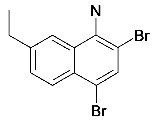 2,4-Dibromo-7-ethyl-naphthalen-1-ylamine
