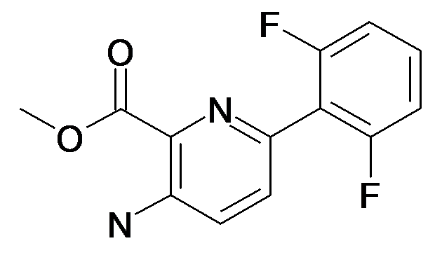 3-Amino-6-(2,6-difluoro-phenyl)-pyridine-2-carboxylic acid methyl ester
