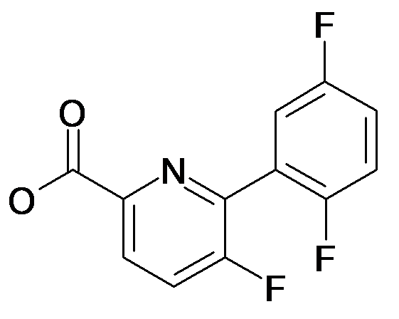 6-(2,5-Difluoro-phenyl)-5-fluoro-pyridine-2-carboxylic acid
