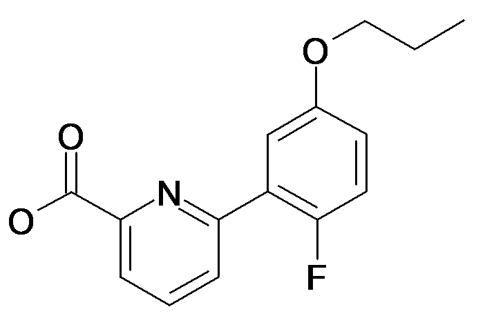 6-(2-Fluoro-5-propoxy-phenyl)-pyridine-2-carboxylic acid