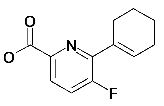6-Cyclohex-1-enyl-5-fluoro-pyridine-2-carboxylic acid