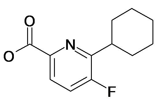 6-Cyclohexyl-5-fluoro-pyridine-2-carboxylic acid