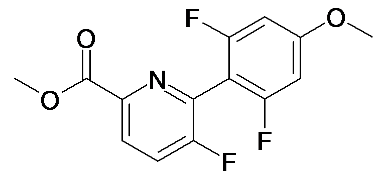 6-(2,6-Difluoro-4-methoxy-phenyl)-5-fluoro-pyridine-2-carboxylic acid methyl ester