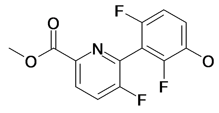 6-(2,6-Difluoro-3-hydroxy-phenyl)-5-fluoro-pyridine-2-carboxylic acid methyl ester