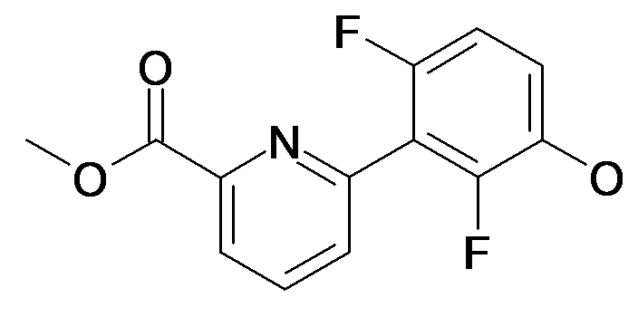 6-(2,6-Difluoro-3-hydroxy-phenyl)-pyridine-2-carboxylic acid methyl ester