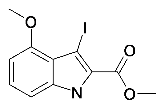 3-Iodo-4-methoxy-1H-indole-2-carboxylic acid methyl ester