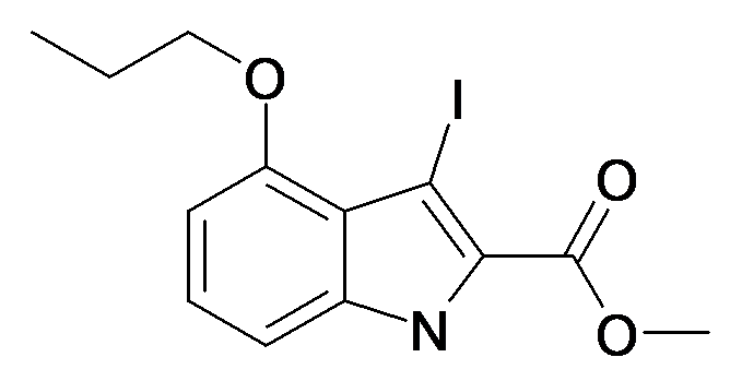 3-Iodo-4-propoxy-1H-indole-2-carboxylic acid methyl ester