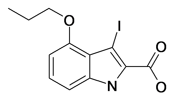 3-Iodo-4-propoxy-1H-indole-2-carboxylic acid
