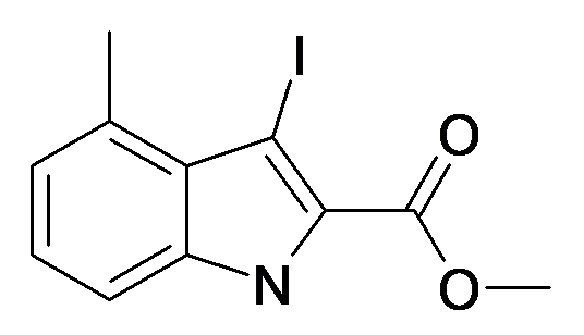 3-Iodo-4-methyl-1H-indole-2-carboxylic acid methyl ester