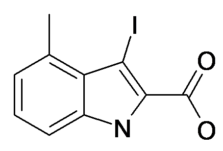 3-Iodo-4-methyl-1H-indole-2-carboxylic acid
