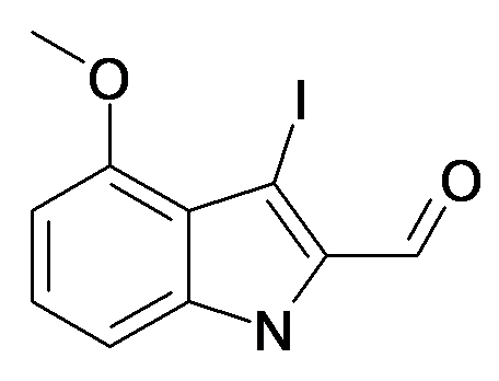 3-Iodo-4-methoxy-1H-indole-2-carbaldehyde