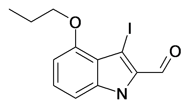 3-Iodo-4-propoxy-1H-indole-2-carbaldehyde