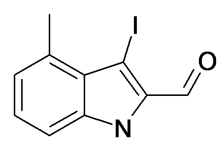3-Iodo-4-methyl-1H-indole-2-carbaldehyde