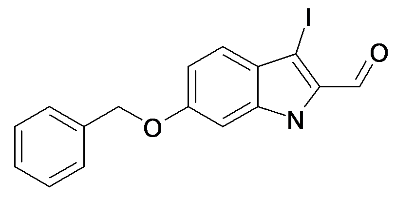 6-Benzyloxy-3-iodo-1H-indole-2-carbaldehyde