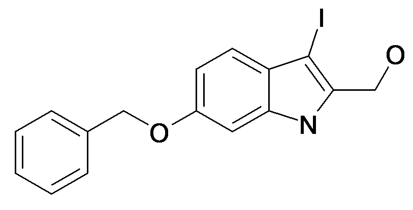 (6-Benzyloxy-3-iodo-1H-indol-2-yl)-methanol