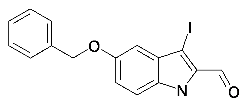 5-Benzyloxy-3-iodo-1H-indole-2-carbaldehyde