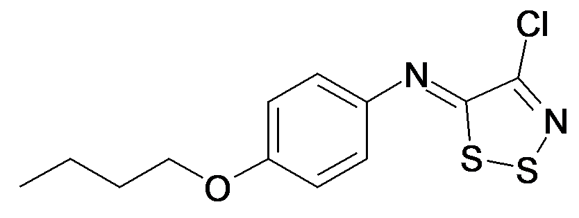 (4-Butoxy-phenyl)-[4-chloro-[1,2,3]dithiazol-(5Z)-ylidene]-amine