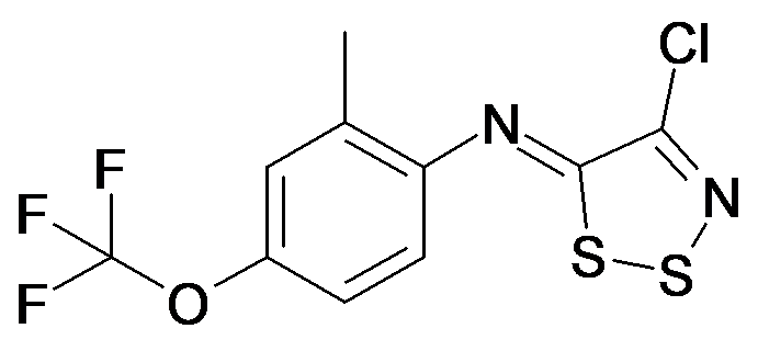 [4-Chloro-[1,2,3]dithiazol-(5Z)-ylidene]-(2-methyl-4-trifluoromethoxy-phenyl)-amine