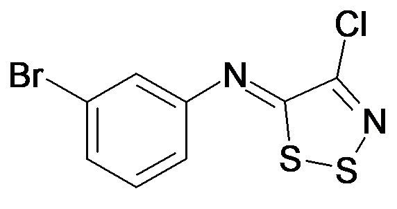 (3-Bromo-phenyl)-[4-chloro-[1,2,3]dithiazol-(5Z)-ylidene]-amine