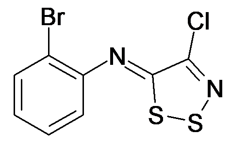 (2-Bromo-phenyl)-[4-chloro-[1,2,3]dithiazol-(5Z)-ylidene]-amine